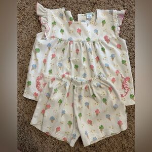 La Luna ice cream set. Size 4T